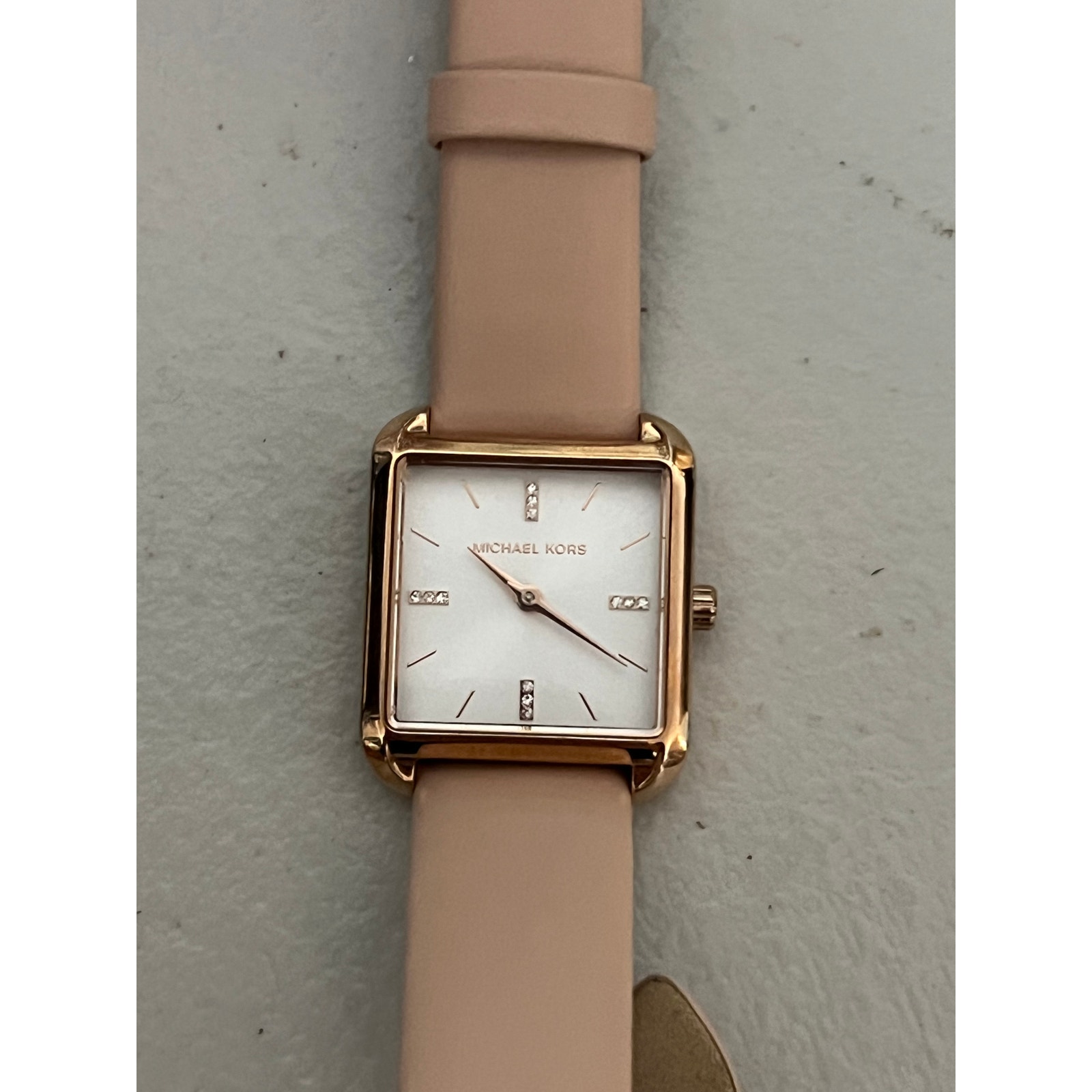 Michael Kors Mk2826 Drew Three-Hand Blush Pink Leather Double Wrap Women's Watch
